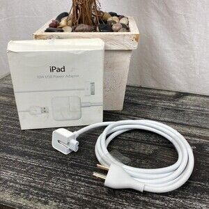 Apple iPad White 10W USB Power Adapter Cord